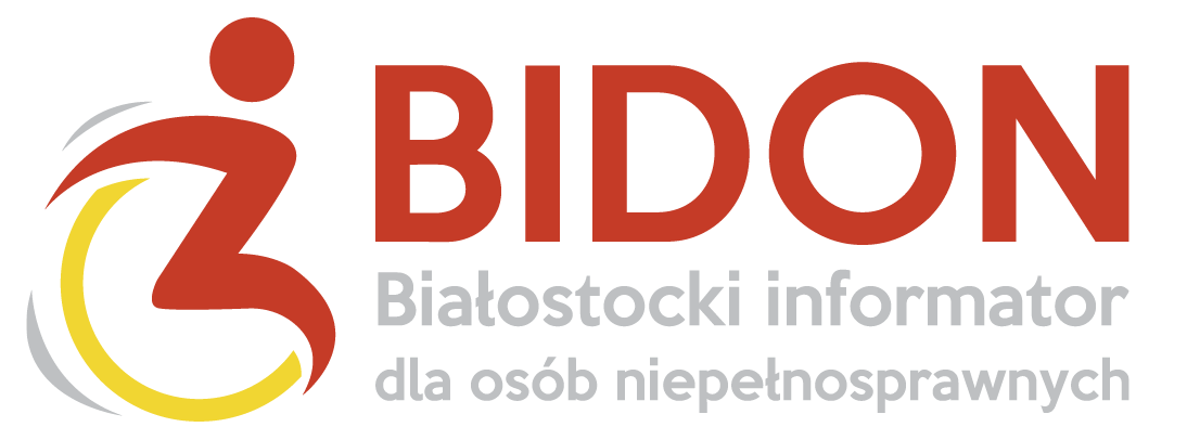 Logo Białostockiego Informatora Dla Osób Niepełnosprawnych BIDON